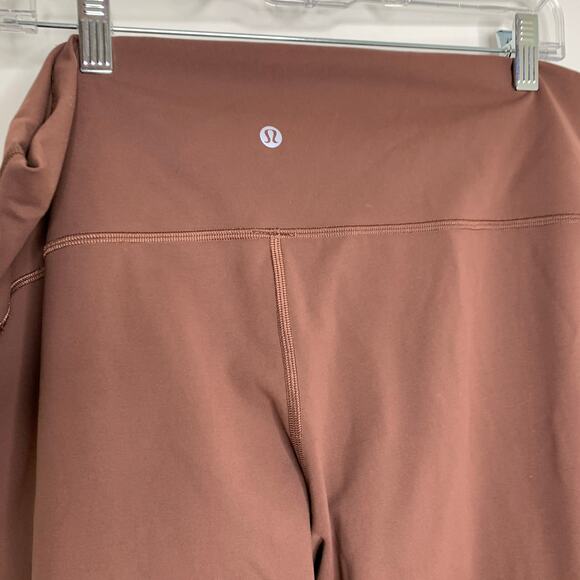 Lululemon Wunder Train High-Rise Tight 25" Brown Earth Womens Size 20 - Picture 10 of 14
